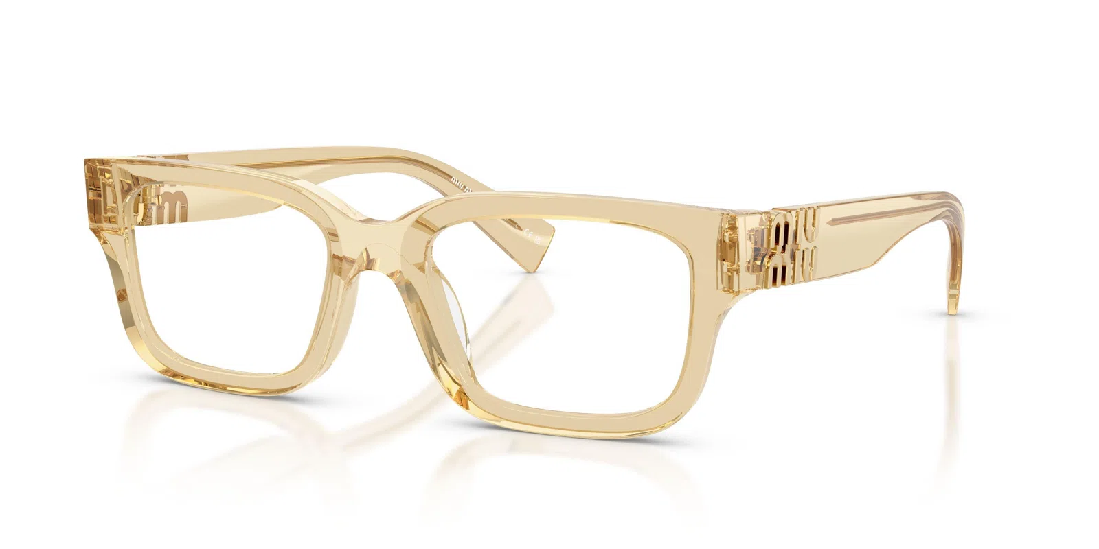 Miu 02YV Eyeglasses - Transparent Mauve - view 8